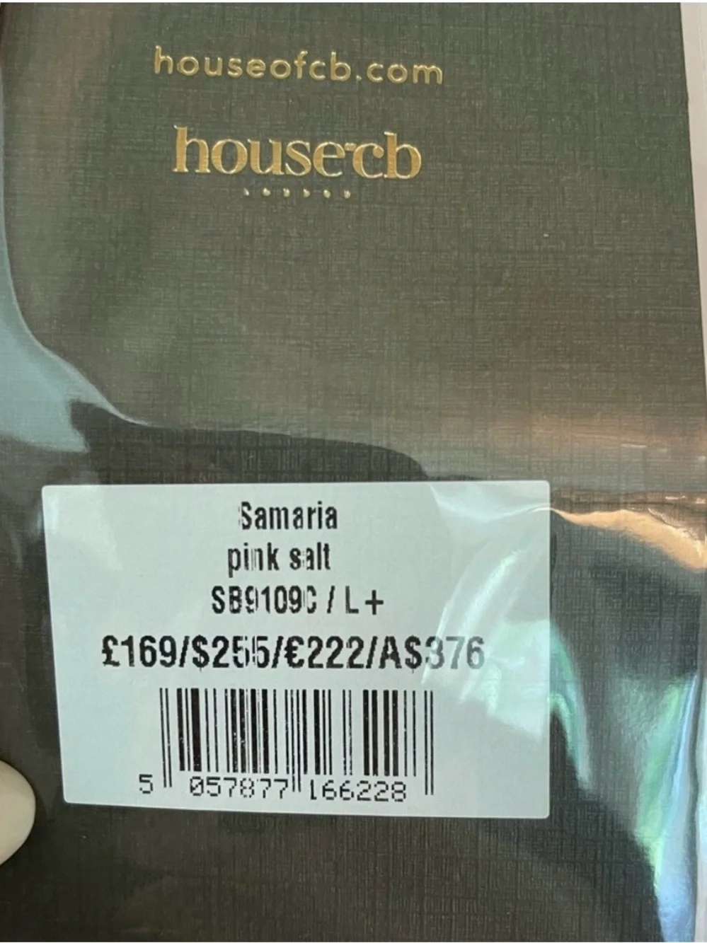 House of CB Strapless Blush Pink Corseted Dress